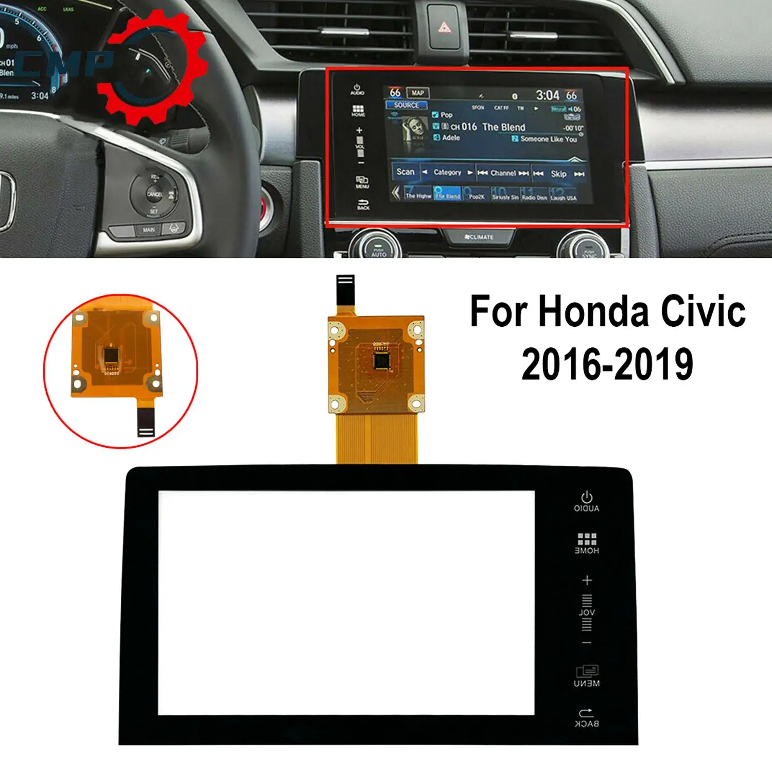 7 Inch Touch Screen Radio Multimedia Navigation Fit For Honda 10th Civic 2016-2019 39710-TBA-305,39710-TBA-A11 Car Accessories
7 Inch Touch Screen Radio Multimedia Navigation Fit For Honda 10th Civic 2016-2019 39710-TBA-305,39710-TBA-A11 Car Accessories