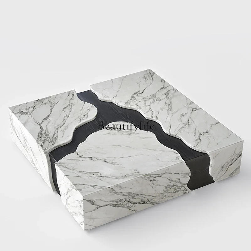 ld 38 Marble coffee table living room household Italian light luxury high-end modern simplicity
ld 38 Marble coffee table living room household Italian light luxury high-end modern simplicity