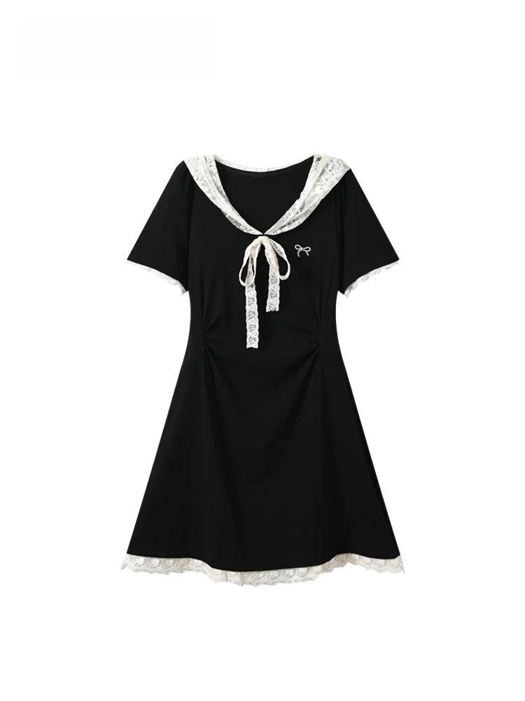 CaraCLUB plus Size Summer New Fashion Lace Splicing Short Sleeve Dress Women's A-Line Cotton Casual Dress V-Neck Midi Dress
CaraCLUB plus Size Summer New Fashion Lace Splicing Short Sleeve Dress Women's A-Line Cotton Casual Dress V-Neck Midi Dress