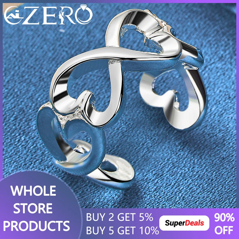 Korean Fashion 925 Sterling Silver Full Heart Rings For Women Man Adjustable Wedding Party Designer Jewelry Valentine Day Gifts
Korean Fashion 925 Sterling Silver Full Heart Rings For Women Man Adjustable Wedding Party Designer Jewelry Valentine Day Gifts