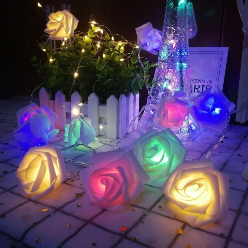 LED Rose Flower String Lights 6.6 ft 20 LEDs Battery Operated Indoor Outdoor DIY Lights Decorations for Mother's Day Valentine'
LED Rose Flower String Lights 6.6 ft 20 LEDs Battery Operated Indoor Outdoor DIY Lights Decorations for Mother's Day Valentine'