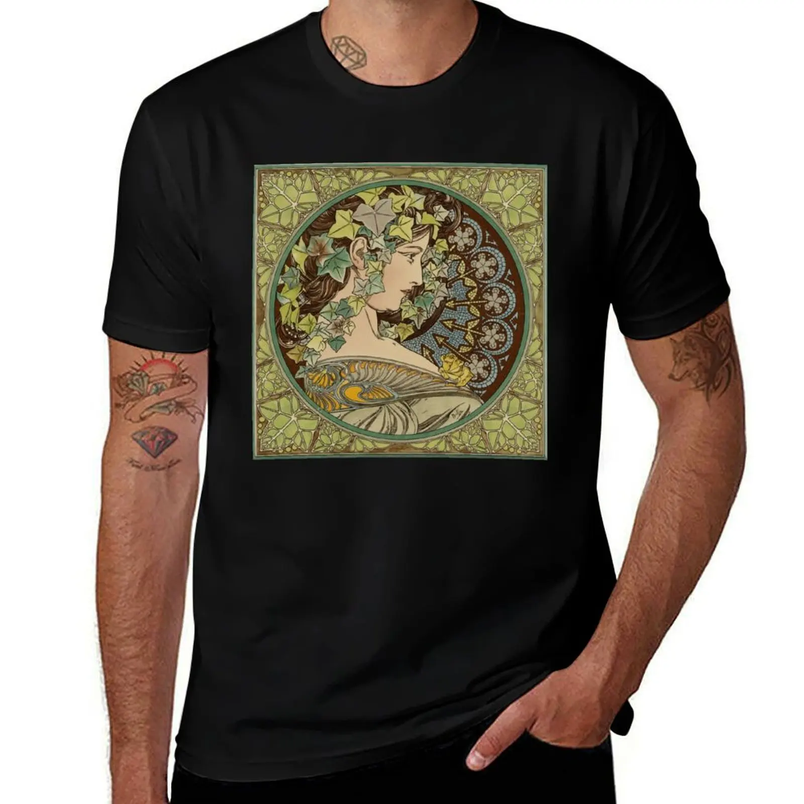 Alphonse Mucha - Ivy T-Shirt for a boy Blouse t shirts for men graphic
Alphonse Mucha - Ivy T-Shirt for a boy Blouse t shirts for men graphic