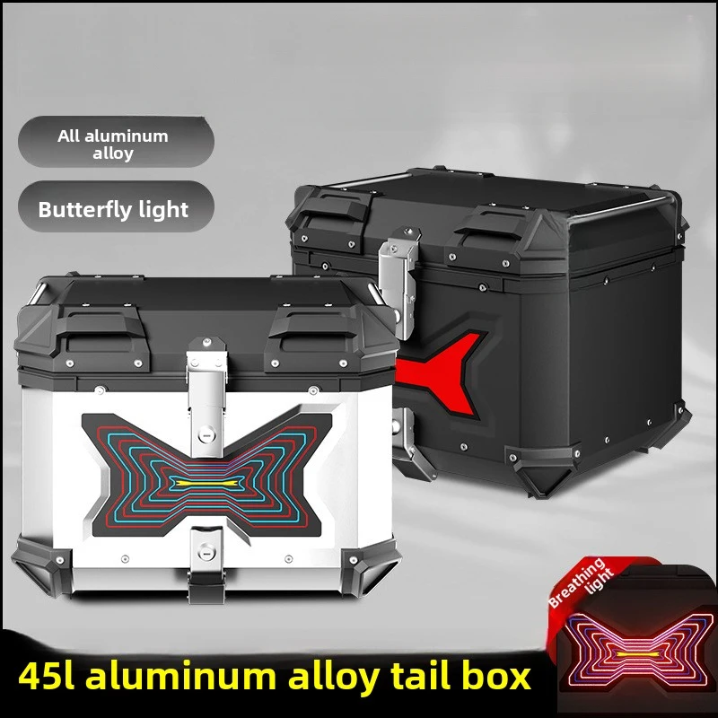 Motorcycle aluminum alloy trunk, universal-large capacity battery box, quick-release tail box vehicle deliver
Motorcycle aluminum alloy trunk, universal-large capacity battery box, quick-release tail box vehicle deliver