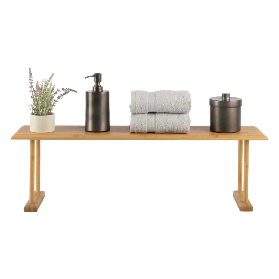 Bamboo Sink Shelf Countertop - Non-Slip Counter Organizer and Space-Saving Storage
Bamboo Sink Shelf Countertop - Non-Slip Counter Organizer and Space-Saving Storage