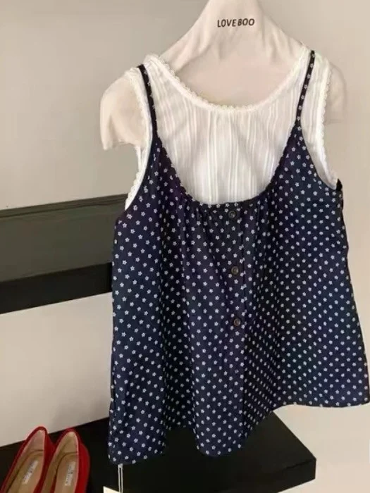 Комплект из двух предметов: топ-майка с цветочным принтом и юбка-миди для многослойного ношения, летняя модная женская одежда с круглым вырезом и другими узорами
Комплект из двух предметов: топ-майка с цветочным принтом и юбка-миди для многослойного ношения, летняя модная женская одежда с круглым вырезом и другими узорами