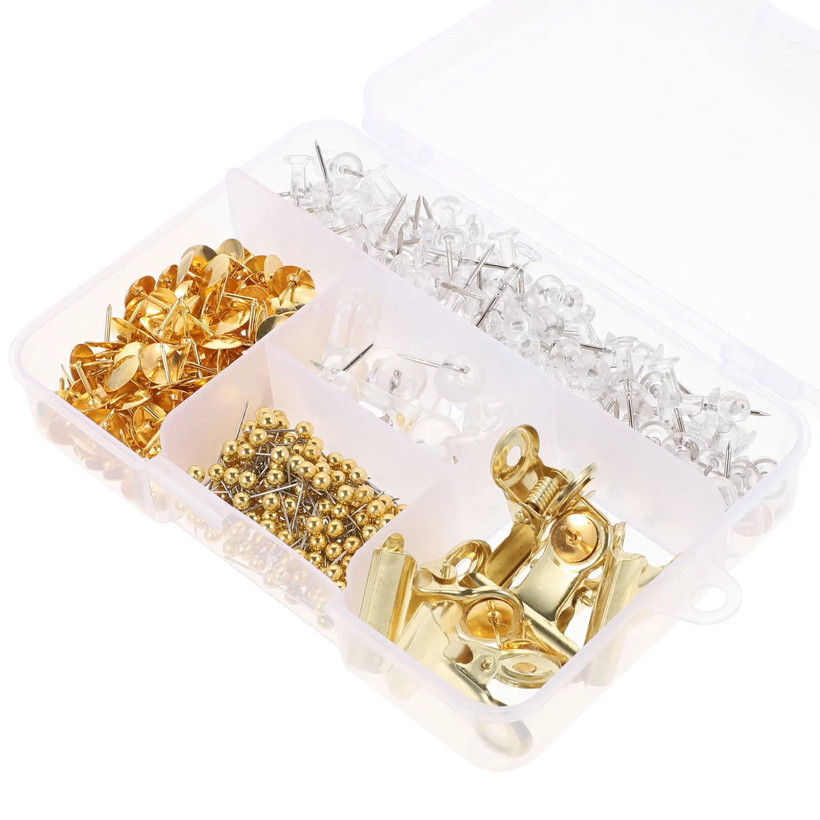 Metal Stationery Set Office Supplies Thumb Tacks Decorative Push Pins Multi Function File Clips Reusable Practical Perfect Gift
Metal Stationery Set Office Supplies Thumb Tacks Decorative Push Pins Multi Function File Clips Reusable Practical Perfect Gift