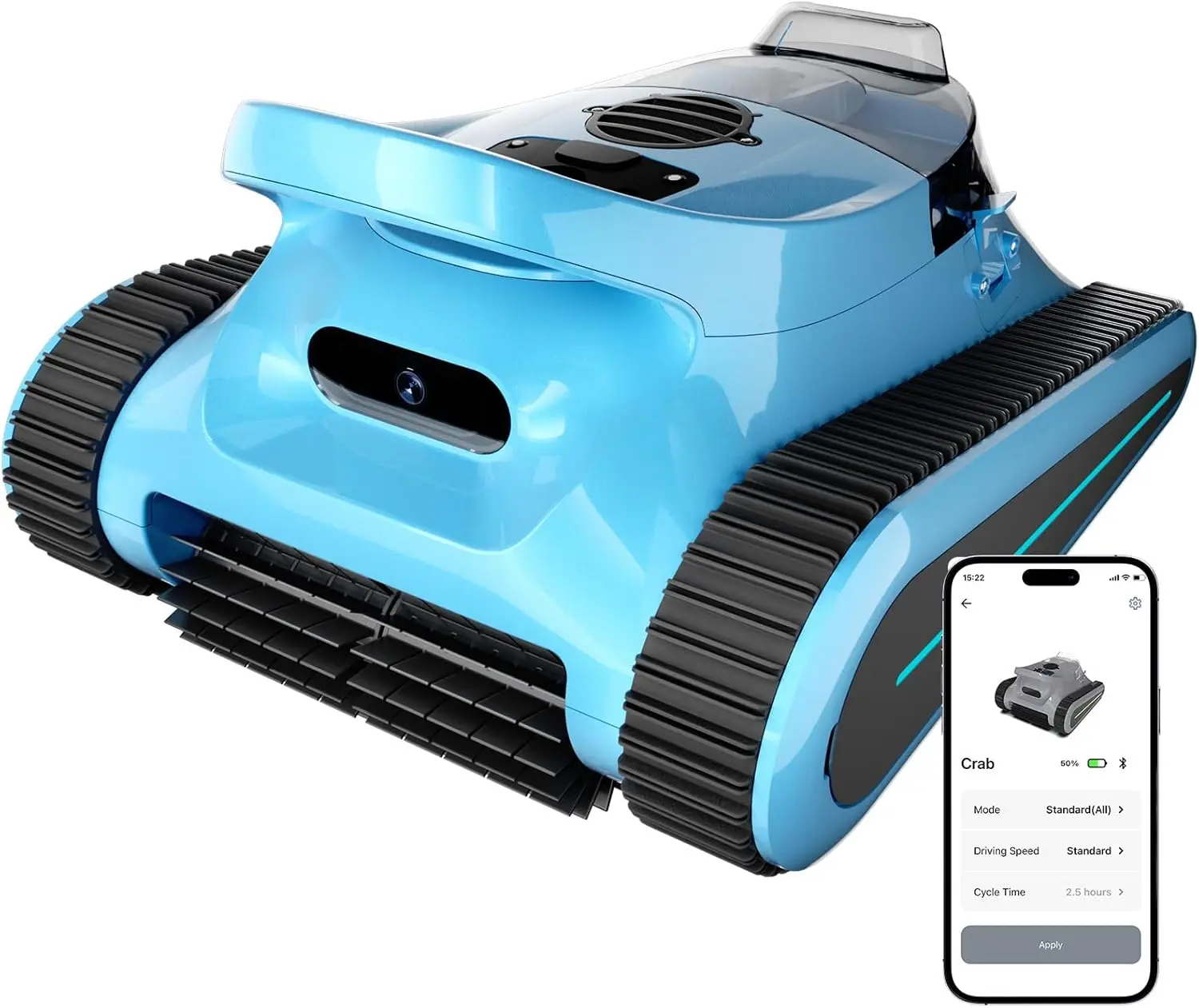 Pool Vacuum for Inground Pools & Above Ground Pool, Cordless Robotic Pool Cleaner with 180W Brushless Motor, 3-Hour Runtime, Wal
Pool Vacuum for Inground Pools & Above Ground Pool, Cordless Robotic Pool Cleaner with 180W Brushless Motor, 3-Hour Runtime, Wal