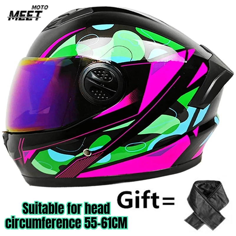 Мотоциклетный шлем Casco Moto с двойными линзами, полнолицевой шлем для мотогонок, Casco Moto Casque
Мотоциклетный шлем Casco Moto с двойными линзами, полнолицевой шлем для мотогонок, Casco Moto Casque