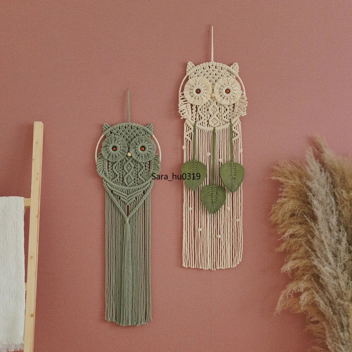 Boho Owl Macrame Wall Hanging Handmade Woven Tapestry Dream Catcher for Kids Room Bedroom Nursery Background Wall Decor
Boho Owl Macrame Wall Hanging Handmade Woven Tapestry Dream Catcher for Kids Room Bedroom Nursery Background Wall Decor