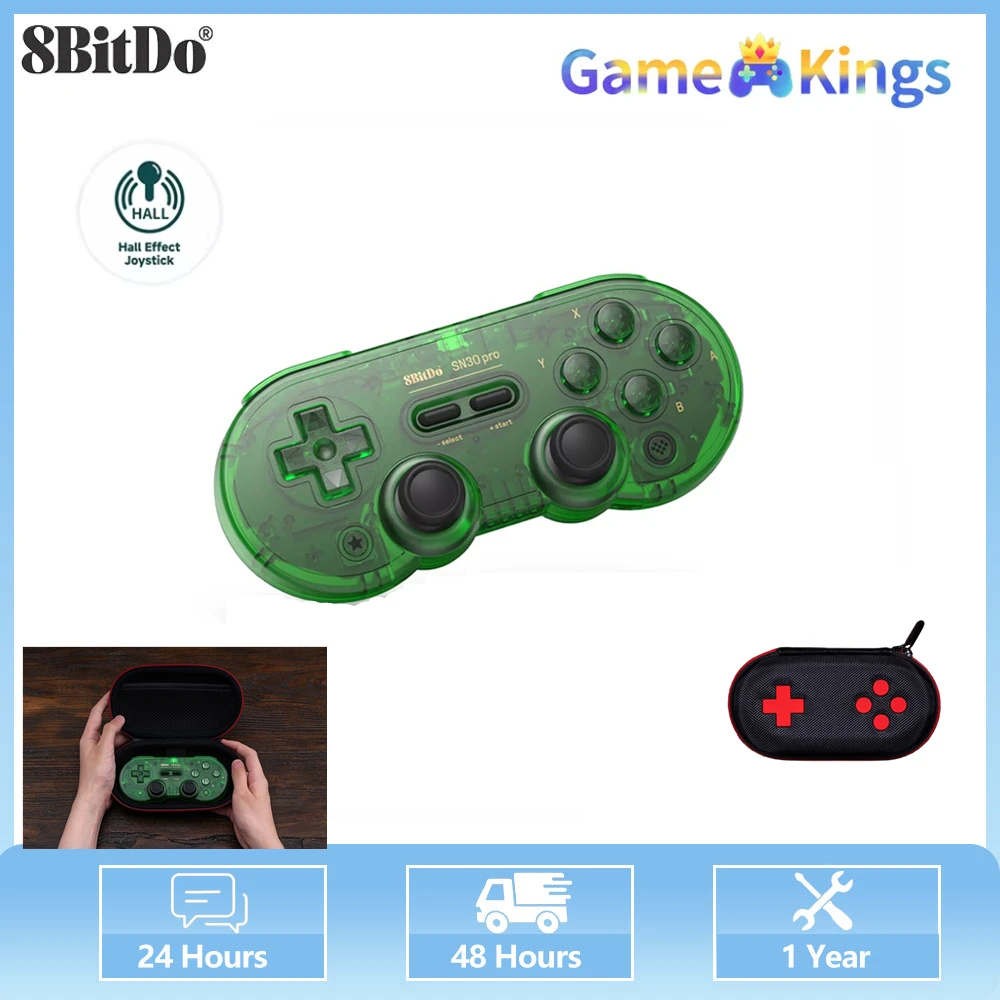 8Bitdo SN30 Pro Bluetooth Hall Joystick Gamepad For Nintendo Switch/Windows10/11 /ios/Android/Raspberry Pi Controller Game
8Bitdo SN30 Pro Bluetooth Hall Joystick Gamepad For Nintendo Switch/Windows10/11 /ios/Android/Raspberry Pi Controller Game