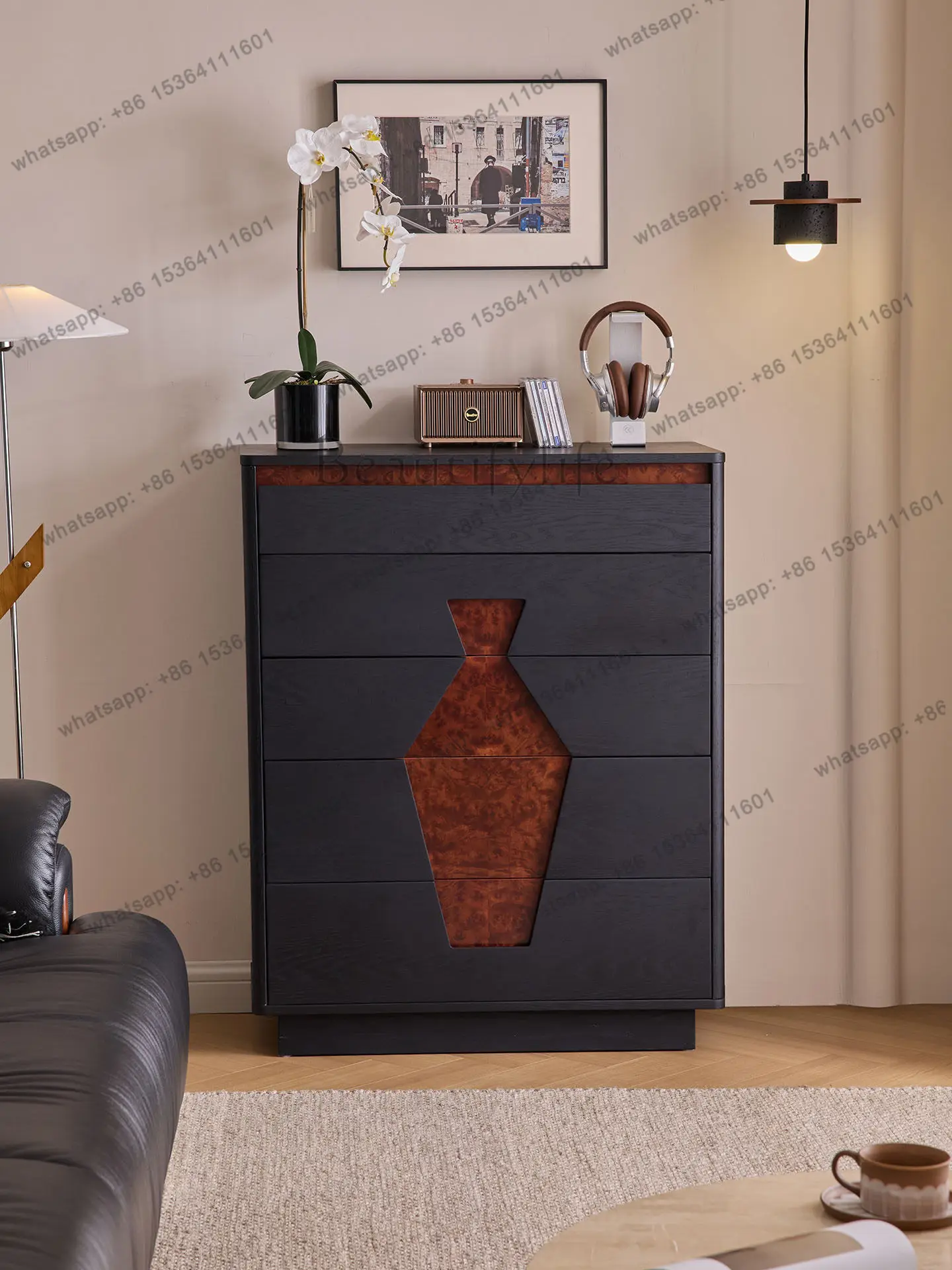 Solid wood chest of drawers household bedroom drawer storage bedside storage cabinet
Solid wood chest of drawers household bedroom drawer storage bedside storage cabinet