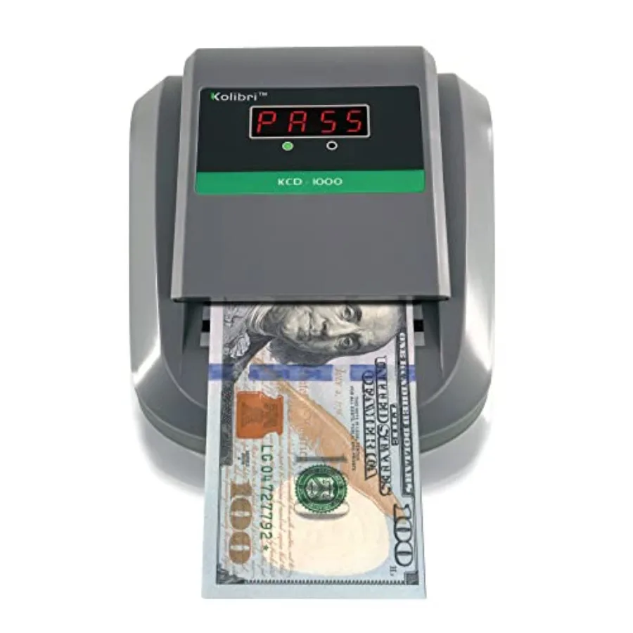 KCD-1000 4-Way Orientation Portable Fake Currency Reader and Counterfeit Bill Detector with UM Magnetic Infrared Counterfeit Mo