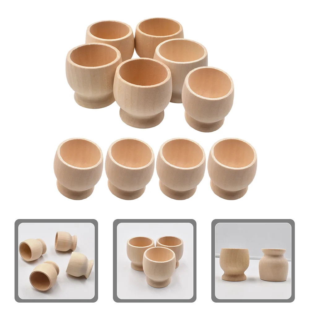 10 Pcs DIY Painted Graffiti Wooden Shot Glass Crystal Ball Base 10pcs Chic Eggs Stand Bracket Holding Cup Craft Creative Child
10 Pcs DIY Painted Graffiti Wooden Shot Glass Crystal Ball Base 10pcs Chic Eggs Stand Bracket Holding Cup Craft Creative Child