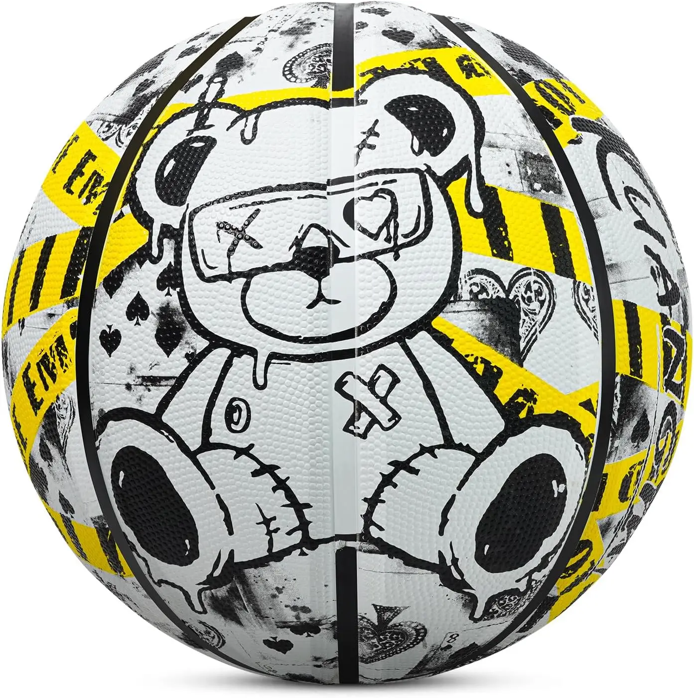 Баскетбольный мяч Kuangmi EMO Bear, размер 7, резиновый, 29,5 дюймов, с граффити-дизайном, для тренировок и игр в помещении и на улице, для молодежи и взрослых
Баскетбольный мяч Kuangmi EMO Bear, размер 7, резиновый, 29,5 дюймов, с граффити-дизайном, для тренировок и игр в помещении и на улице, для молодежи и взрослых