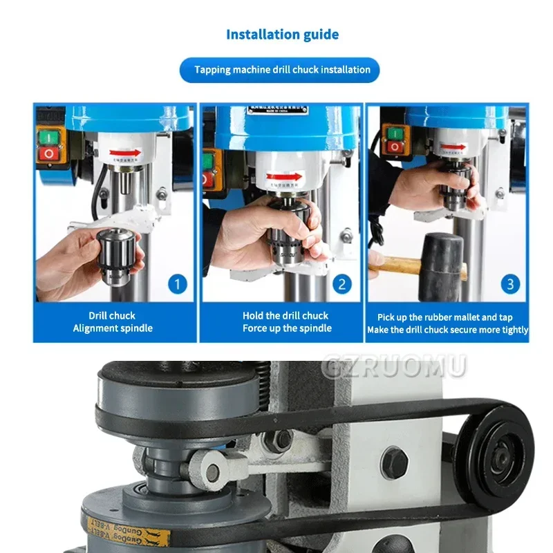 Electric Tapping Machine With 6 Sets Tap Chucks CNC Easy Arm Power Tool Threading Machine 220V/380V Home SWJ12 16 24A
Electric Tapping Machine With 6 Sets Tap Chucks CNC Easy Arm Power Tool Threading Machine 220V/380V Home SWJ12 16 24A