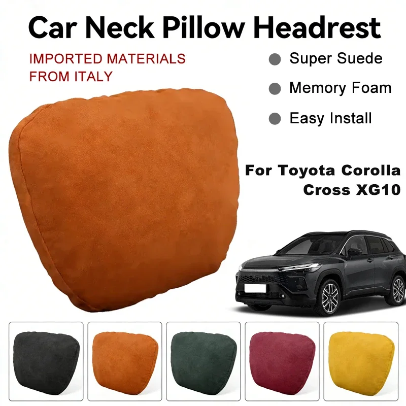 Italy Suede Car Neck Rest Pillow For Toyota Corolla Cross XG10Seat Head Neck Support Cushion Auto Interior Accessories
Italy Suede Car Neck Rest Pillow For Toyota Corolla Cross XG10Seat Head Neck Support Cushion Auto Interior Accessories