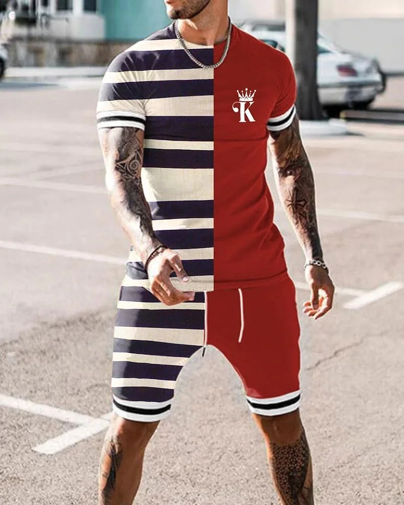 Men's Tracksuit T Shirt 2 Piece Sets Jogging Streetwear Short Sleeve Sports Suit 2023 3D Print Fashion Oversized Male Clothes
Men's Tracksuit T Shirt 2 Piece Sets Jogging Streetwear Short Sleeve Sports Suit 2023 3D Print Fashion Oversized Male Clothes