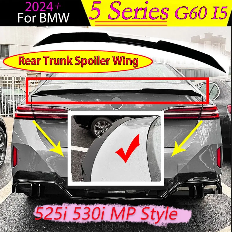 MP Style for BMW 5 Series G60 I5 525i 530i 2024+ Rear Trunk Spoiler Wing Lip Splitter Diffuser Car Accessories Body Kit Trim
MP Style for BMW 5 Series G60 I5 525i 530i 2024+ Rear Trunk Spoiler Wing Lip Splitter Diffuser Car Accessories Body Kit Trim
