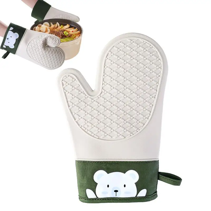 Cute Oven Mitts Anti-Slip Oven Mitts With Quilted Liner Thermal Insulation Oven Mitten Potholders Textured Grip For BBQ Baking
Cute Oven Mitts Anti-Slip Oven Mitts With Quilted Liner Thermal Insulation Oven Mitten Potholders Textured Grip For BBQ Baking