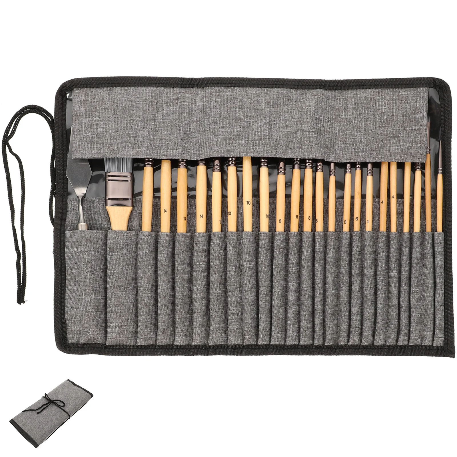 1 Set Watercolor Painting Brush Set Portable Oil Acrylic Face Miniature Detail Rock Gouache Nail Art Student Multi-Use
1 Set Watercolor Painting Brush Set Portable Oil Acrylic Face Miniature Detail Rock Gouache Nail Art Student Multi-Use