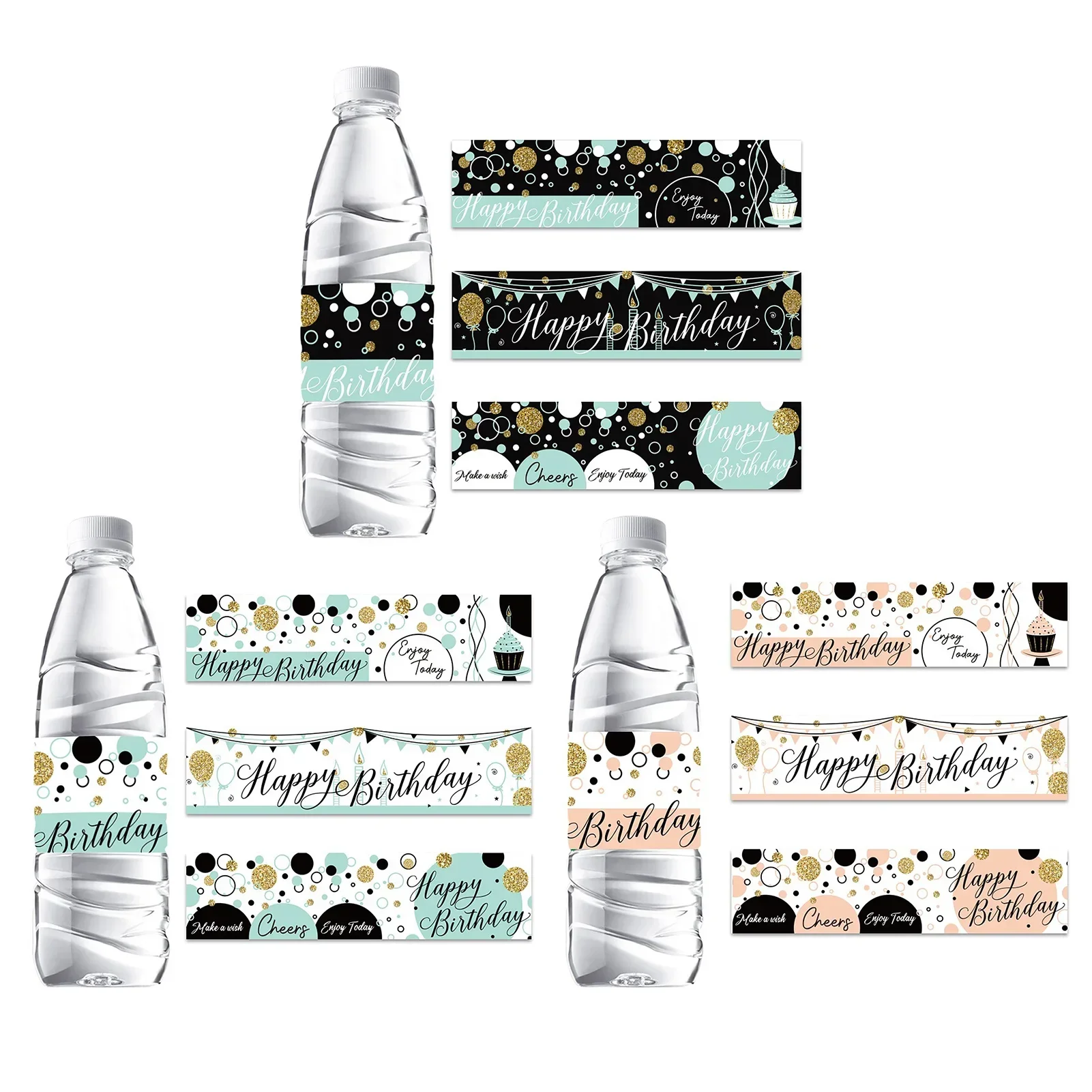 48-Pack Birthday Water Bottle Stickers, Happy Birthday Labels, Practical & Decorative for Birthday Party Decor
48-Pack Birthday Water Bottle Stickers, Happy Birthday Labels, Practical & Decorative for Birthday Party Decor