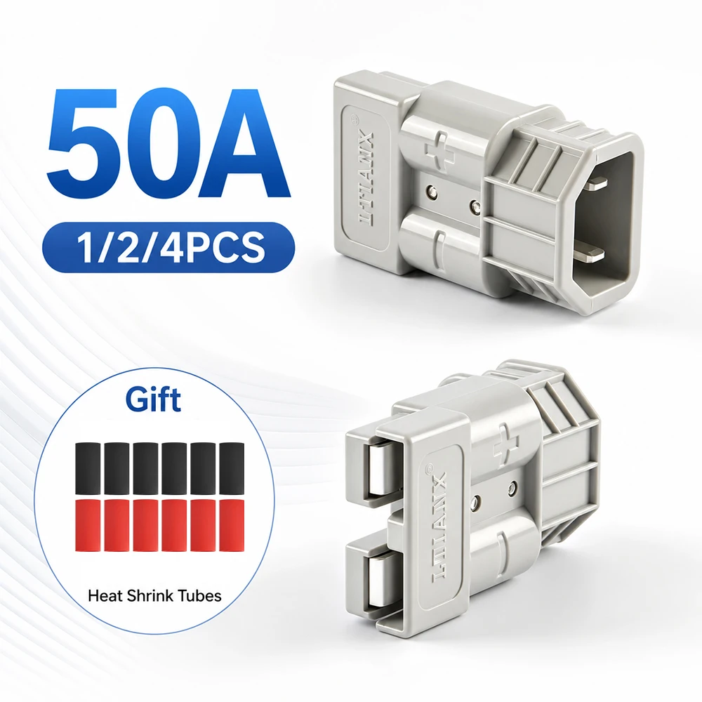 1/2/4PCS 50A 600V Integrated Pin Quick Connect Battery Connector, Heavy Duty Charging Plug for ATV Lithium New Energy Storage
1/2/4PCS 50A 600V Integrated Pin Quick Connect Battery Connector, Heavy Duty Charging Plug for ATV Lithium New Energy Storage