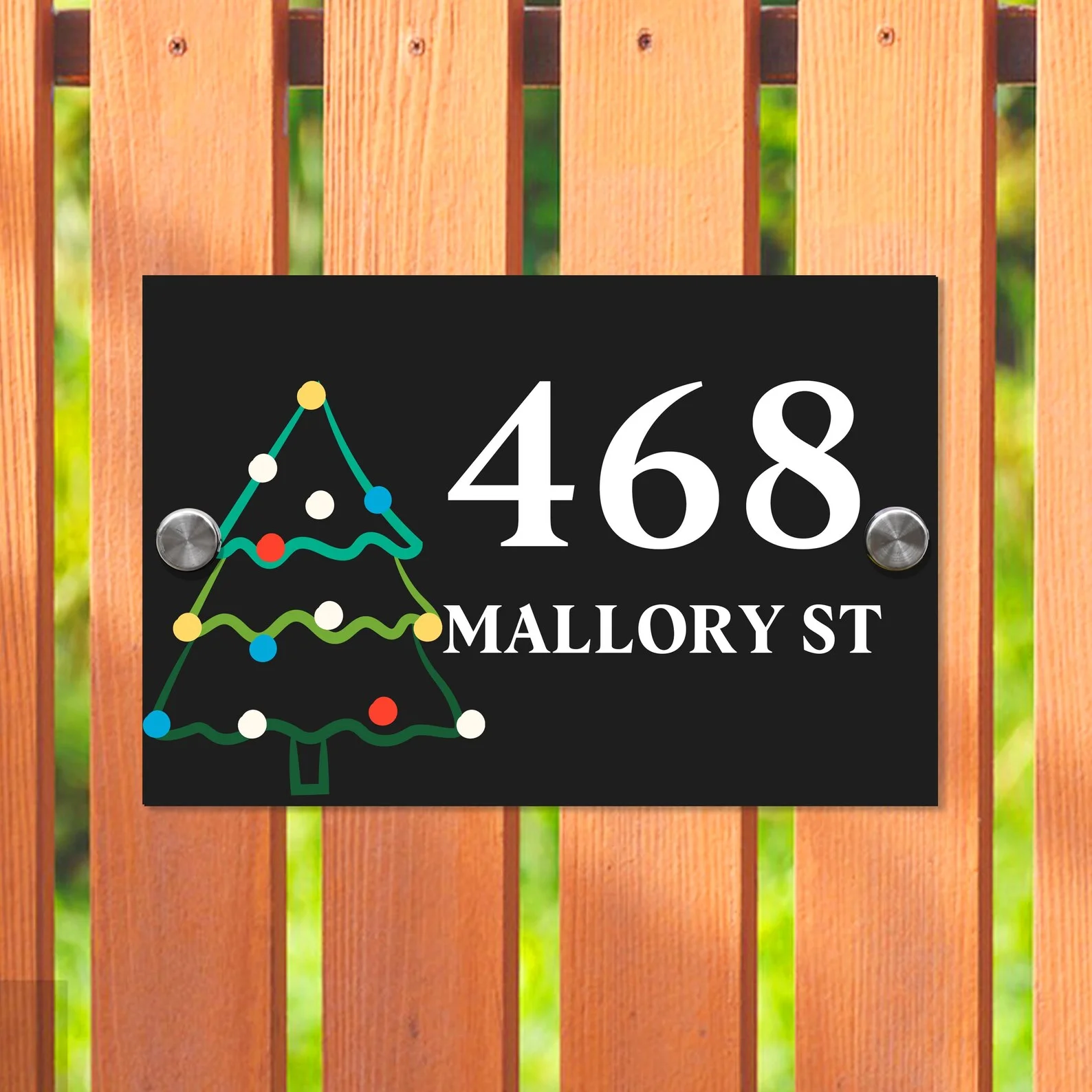 Изготовленная на заказ акриловая доска для сада и дома, рождественский дизайн - маркер адрес, современный стиль, новый домашний декор
Изготовленная на заказ акриловая доска для сада и дома, рождественский дизайн - маркер адрес, современный стиль, новый домашний декор