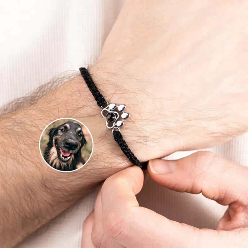 DHQH New Personalized Commemorative Photo Pet Paw Projection Bracelet Customized Picture Projection Bracelet Customized Men Gift
DHQH New Personalized Commemorative Photo Pet Paw Projection Bracelet Customized Picture Projection Bracelet Customized Men Gift