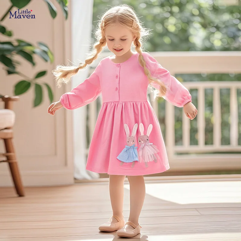 Girls' Dress Autumn Girls' Skirt Wind Cartoon Children's Skirt 
Girls' Dress Autumn Girls' Skirt Wind Cartoon Children's Skirt