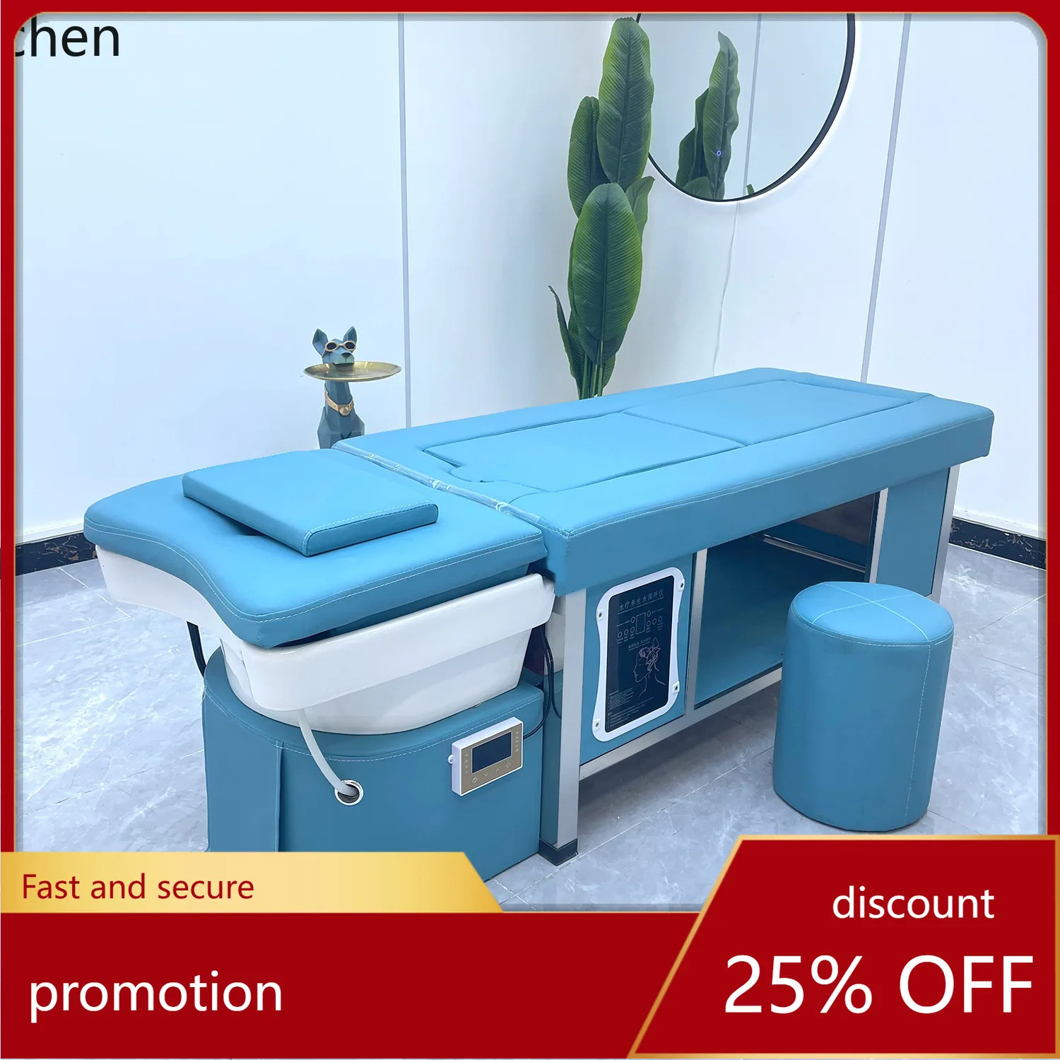 ZML Fully Automatic Smokeless Steaming Head Therapy Shampoo Bed Water Circulation Beauty Salon 
ZML Fully Automatic Smokeless Steaming Head Therapy Shampoo Bed Water Circulation Beauty Salon