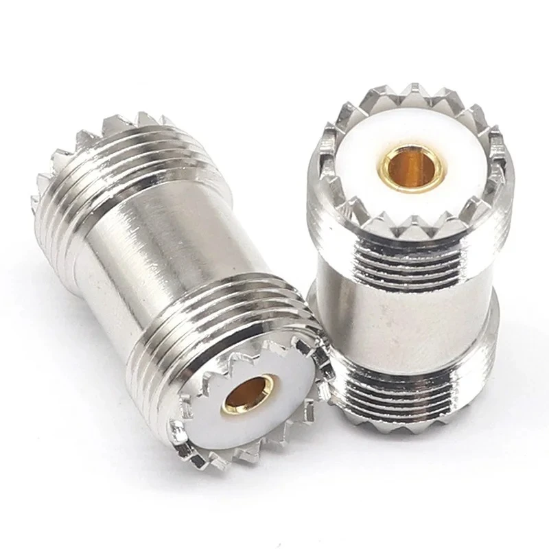 2pcs SL16 UHF SO239 Female To UHF Straight Connector Female To UHF Female 2x Double Adapter for PL259 Male
2pcs SL16 UHF SO239 Female To UHF Straight Connector Female To UHF Female 2x Double Adapter for PL259 Male