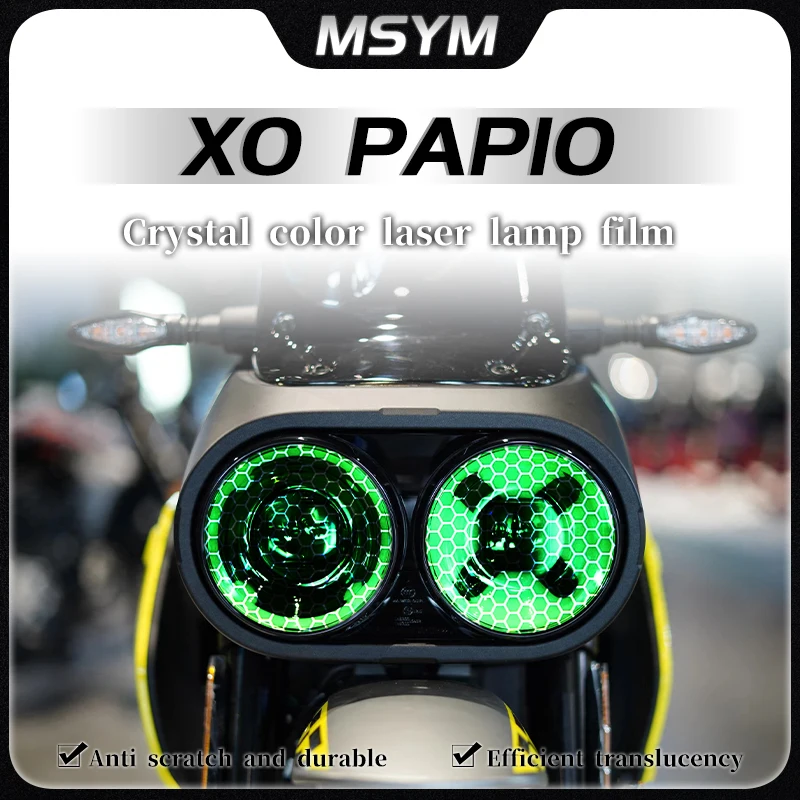 For CFMOTO Xo PAPIO Xo Papio xo papio Honeycomb laser film headlight film taillight film transparent protective film accessories
For CFMOTO Xo PAPIO Xo Papio xo papio Honeycomb laser film headlight film taillight film transparent protective film accessories