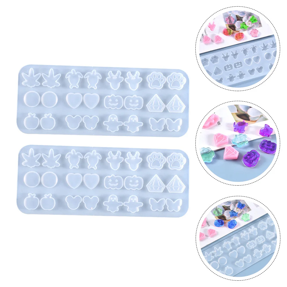 2Pcs Eardrop Mold DIY Earring Silicone Jewelry Pendant Crafting Easy Transparent Flexible Eardrop Mold
2Pcs Eardrop Mold DIY Earring Silicone Jewelry Pendant Crafting Easy Transparent Flexible Eardrop Mold