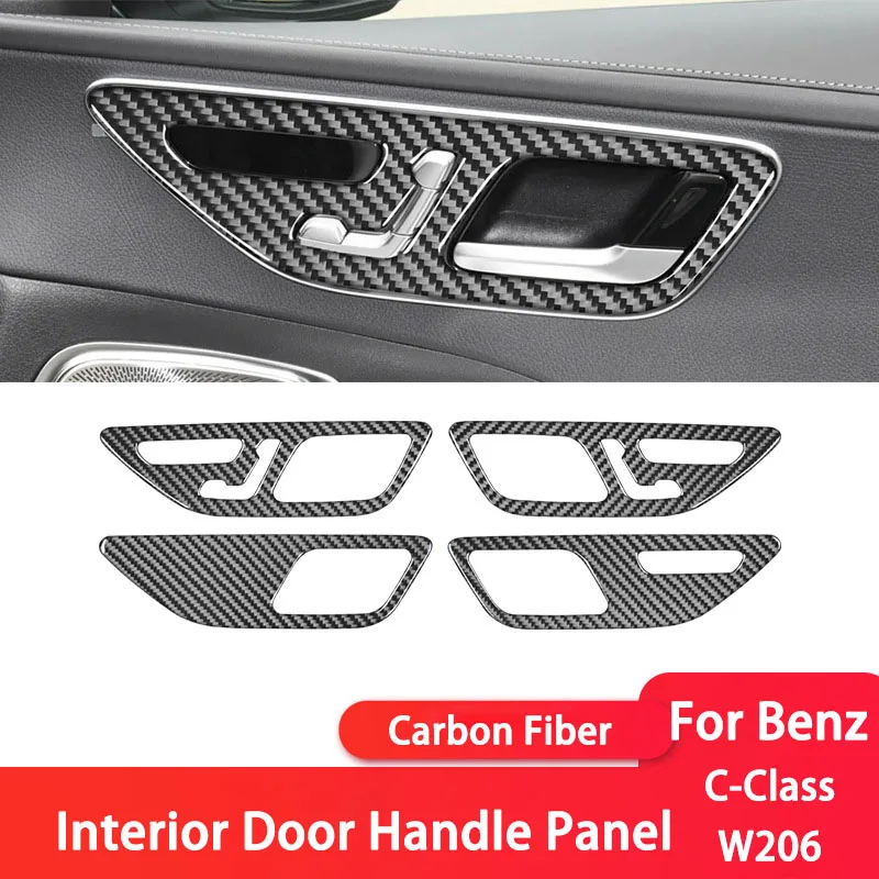 For Mercedes-Benz C-Class W206 Carbon Fiber Interior Door Handle Panel Decorative Sticker Interior Modification Accessories
For Mercedes-Benz C-Class W206 Carbon Fiber Interior Door Handle Panel Decorative Sticker Interior Modification Accessories