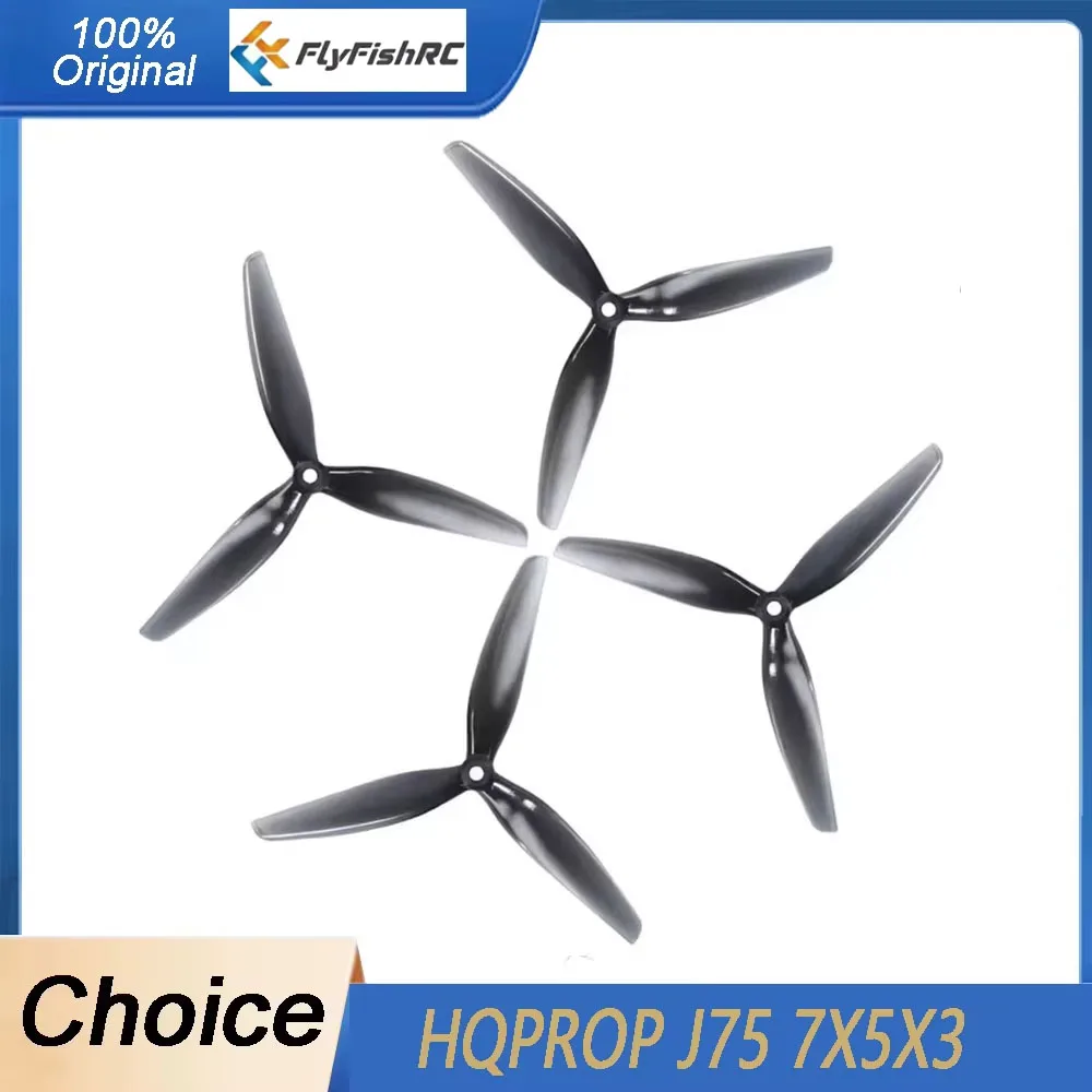 HQProp J75 7X5X3 7-дюймовый 3-лопастной 5-миллиметровый гоночный пропеллер из поликарбоната для RC FPV фристайл 7-дюймовые дроны дальнего действия
HQProp J75 7X5X3 7-дюймовый 3-лопастной 5-миллиметровый гоночный пропеллер из поликарбоната для RC FPV фристайл 7-дюймовые дроны дальнего действия