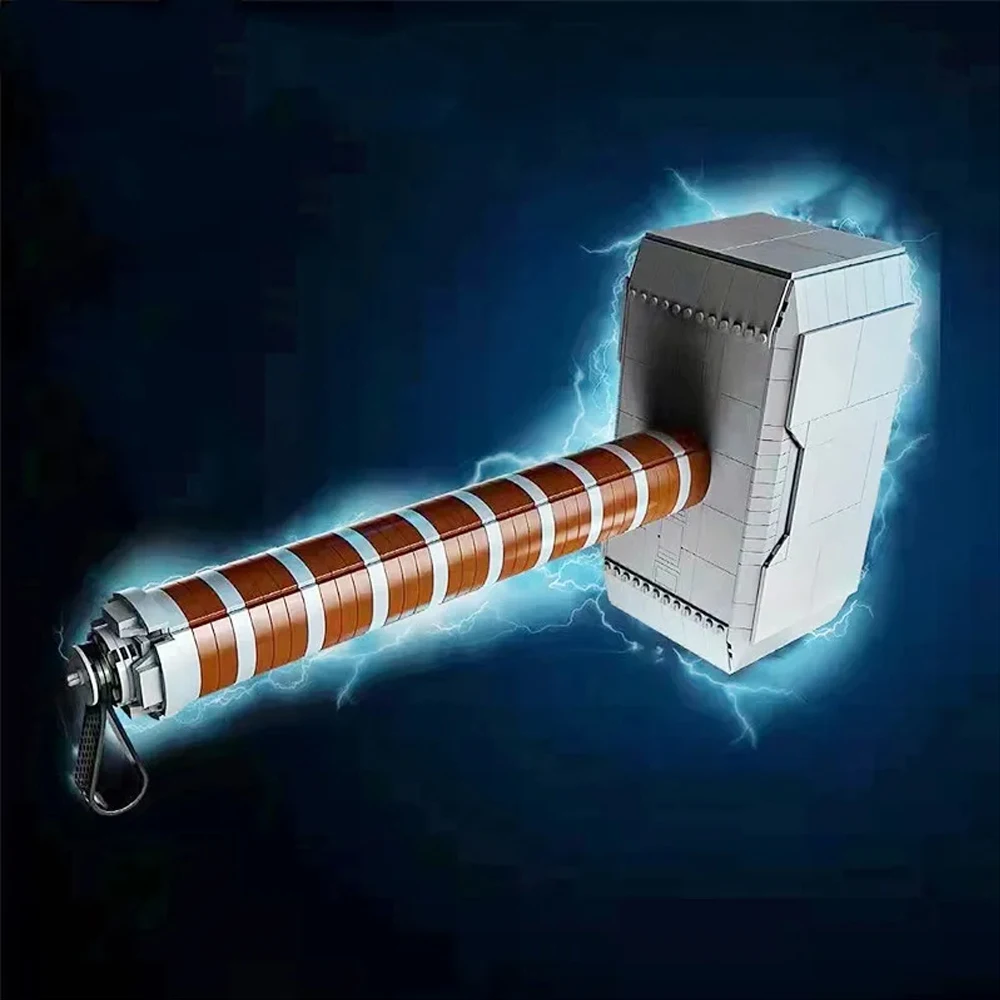 Chinese Building Blocks Superhero Thor's Hammer Home Furnishings Children's Educational Assembly Toys
Chinese Building Blocks Superhero Thor's Hammer Home Furnishings Children's Educational Assembly Toys