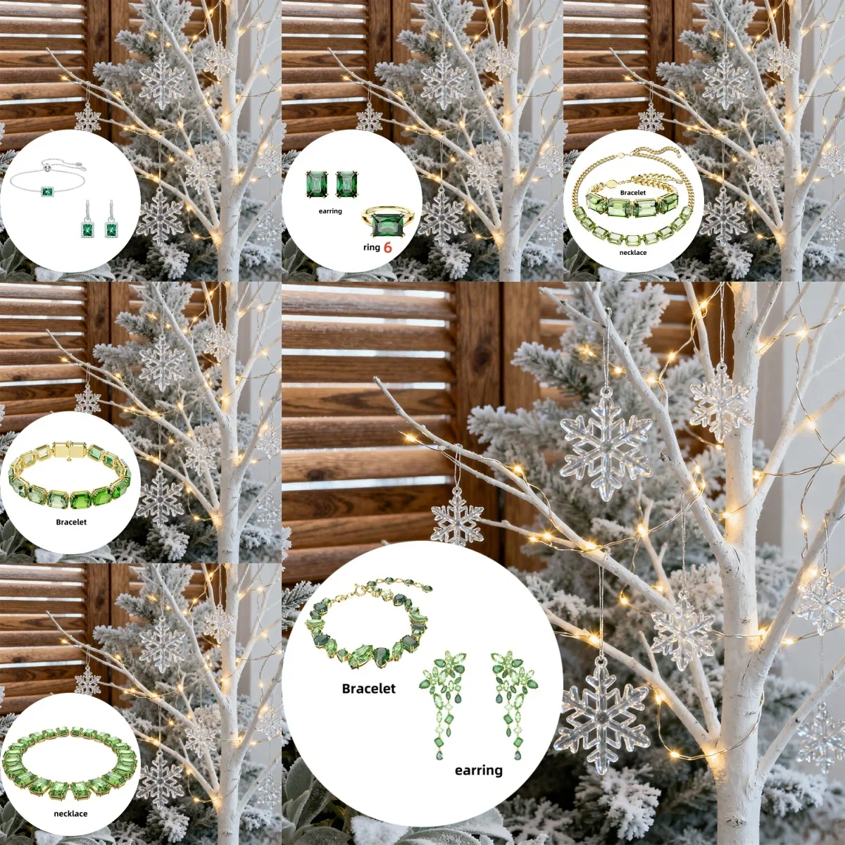 2025 New Christmas Decoration Christmas Angel Necklace Pendant SW Green Set Necklace Bracelet Ring Earring Style
2025 New Christmas Decoration Christmas Angel Necklace Pendant SW Green Set Necklace Bracelet Ring Earring Style
