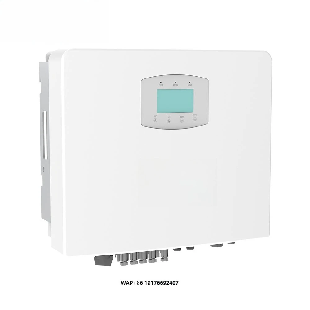 Hybrid Solar Inverter 200-850V Input 380V/400V Output 8-20KW Three Phase Pure Sine Wave IP66 Rated 98.1% Efficiency CE Certified
Hybrid Solar Inverter 200-850V Input 380V/400V Output 8-20KW Three Phase Pure Sine Wave IP66 Rated 98.1% Efficiency CE Certified