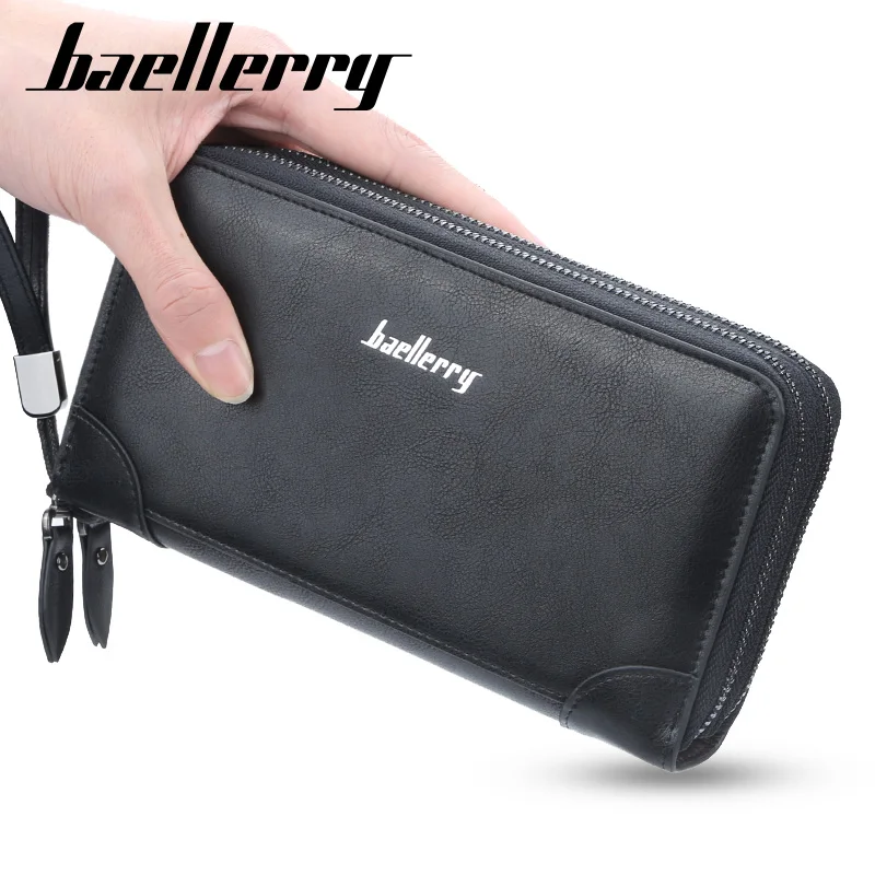Baellerry Men's Large Capacity Long Wallet Clutch Handbag Business Multi Double Zipper Phone Bag Item Storage Organizer
Baellerry Men's Large Capacity Long Wallet Clutch Handbag Business Multi Double Zipper Phone Bag Item Storage Organizer