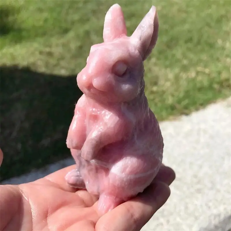 10CM Natural Pink Opal Rabbit Carving Healing Crystal Feng Shui Aesthetic Room Decor Reiki Gift 1pcs
10CM Natural Pink Opal Rabbit Carving Healing Crystal Feng Shui Aesthetic Room Decor Reiki Gift 1pcs