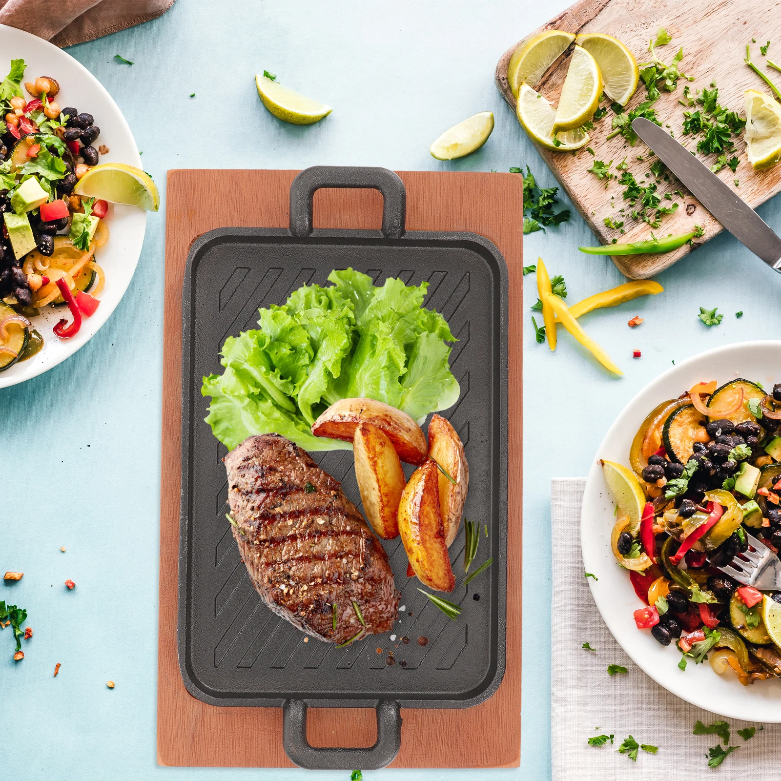 1 комплект, сковорода-гриль с антипригарным покрытием, сверхмощная чугунная сковорода для барбекю, пластина-гриль для плиты, кемпинга, кухонный инструмент, аксессуары для барбекю, утюг
1 комплект, сковорода-гриль с антипригарным покрытием, сверхмощная чугунная сковорода для барбекю, пластина-гриль для плиты, кемпинга, кухонный инструмент, аксессуары для барбекю, утюг