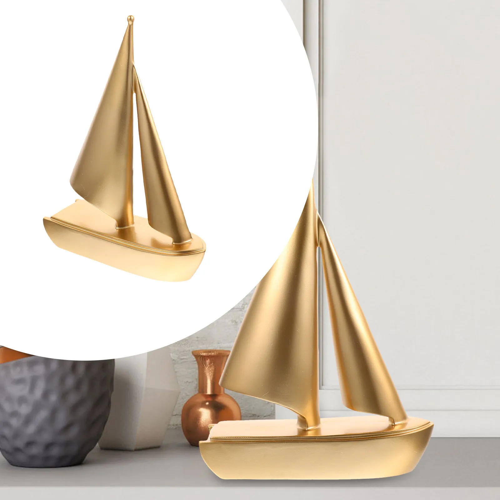 Premium Resin Sailboat Sculpture Elegant Desktop Ornament for Home Office Tabletop Decor Multifunctional Interior Decoration
Premium Resin Sailboat Sculpture Elegant Desktop Ornament for Home Office Tabletop Decor Multifunctional Interior Decoration