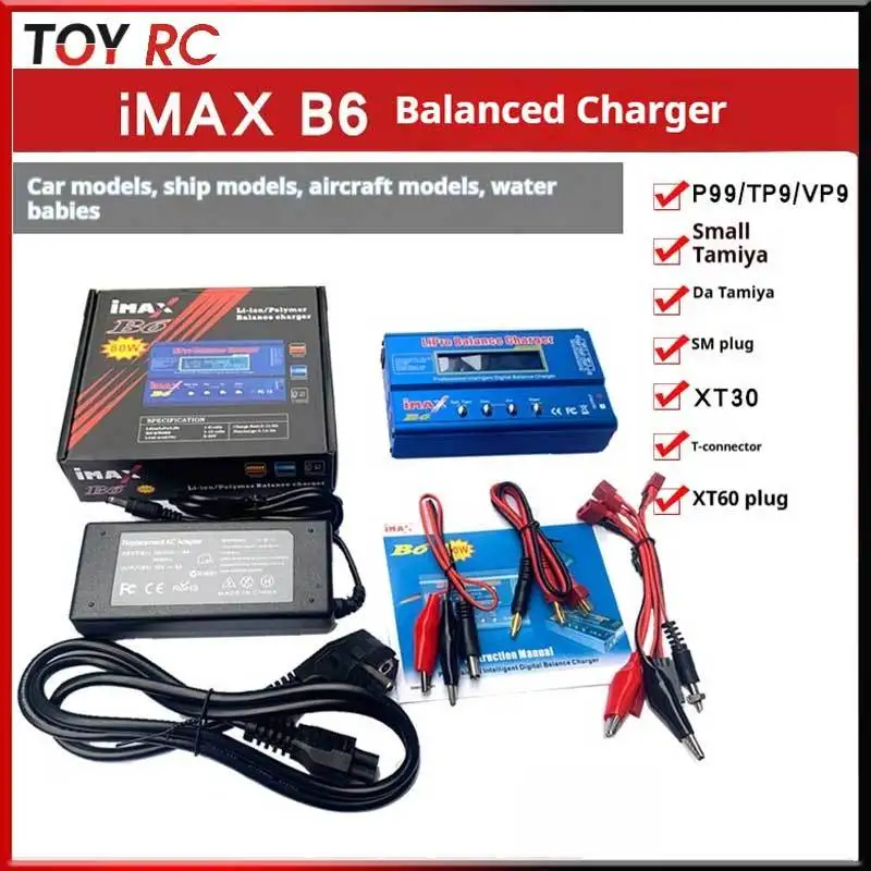 Model Airplane Multifunctional B6 Balanced Charger Aircraft Car Model Ship Model Lithium Battery Intelligent And Universal Charg
Model Airplane Multifunctional B6 Balanced Charger Aircraft Car Model Ship Model Lithium Battery Intelligent And Universal Charg