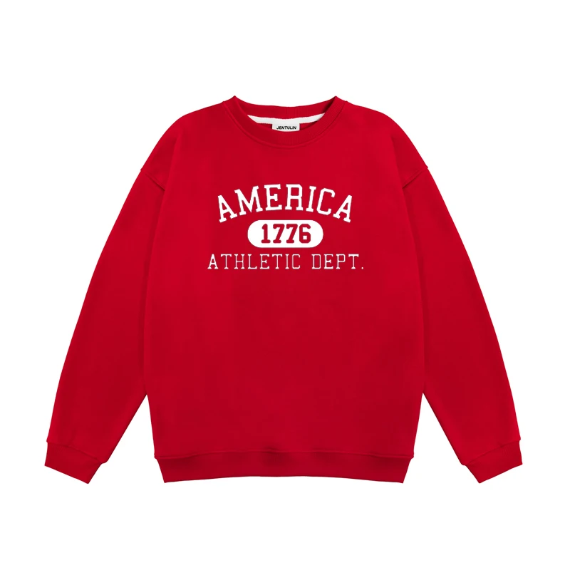 America 1776 Sports Dept Pullover Men Women Hip Hop Long Sleeves Hoodies Retro punk Men Clothes Autumn Loose Casual Hoody Unisex
America 1776 Sports Dept Pullover Men Women Hip Hop Long Sleeves Hoodies Retro punk Men Clothes Autumn Loose Casual Hoody Unisex