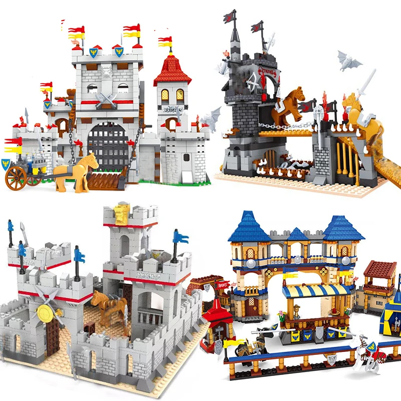 Medieval Knights Castle Siege Royal Tower Bricks Horse Princess Kingdoms Military Sets Building Blocks Toys Birthday Gifts
Medieval Knights Castle Siege Royal Tower Bricks Horse Princess Kingdoms Military Sets Building Blocks Toys Birthday Gifts