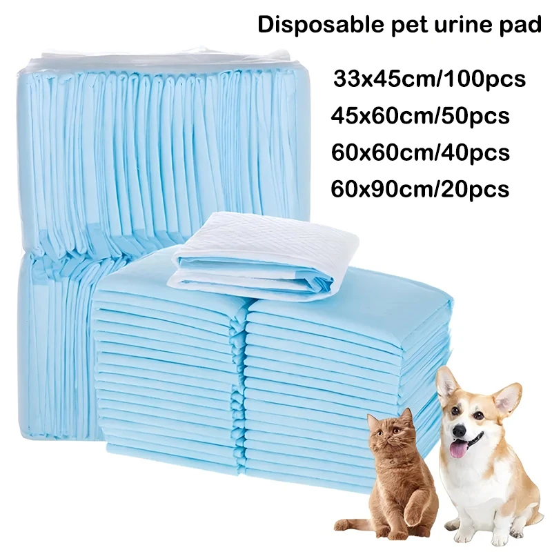 100/50/40/20PCS Puppy Training Pee Pads Absorbent Dogs Diapers Disposable Quick Dry Surface Mat Clean Cushion Dog Supplies
100/50/40/20PCS Puppy Training Pee Pads Absorbent Dogs Diapers Disposable Quick Dry Surface Mat Clean Cushion Dog Supplies