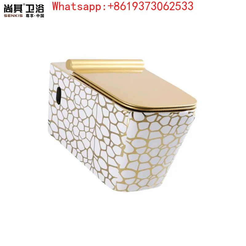 Local Tyrant Gold Hanging Toilet, Silver Wall-mounted Toilet, Black Hanging Toilet, Hidden Horizontal Water-saving Toilet.
Local Tyrant Gold Hanging Toilet, Silver Wall-mounted Toilet, Black Hanging Toilet, Hidden Horizontal Water-saving Toilet.