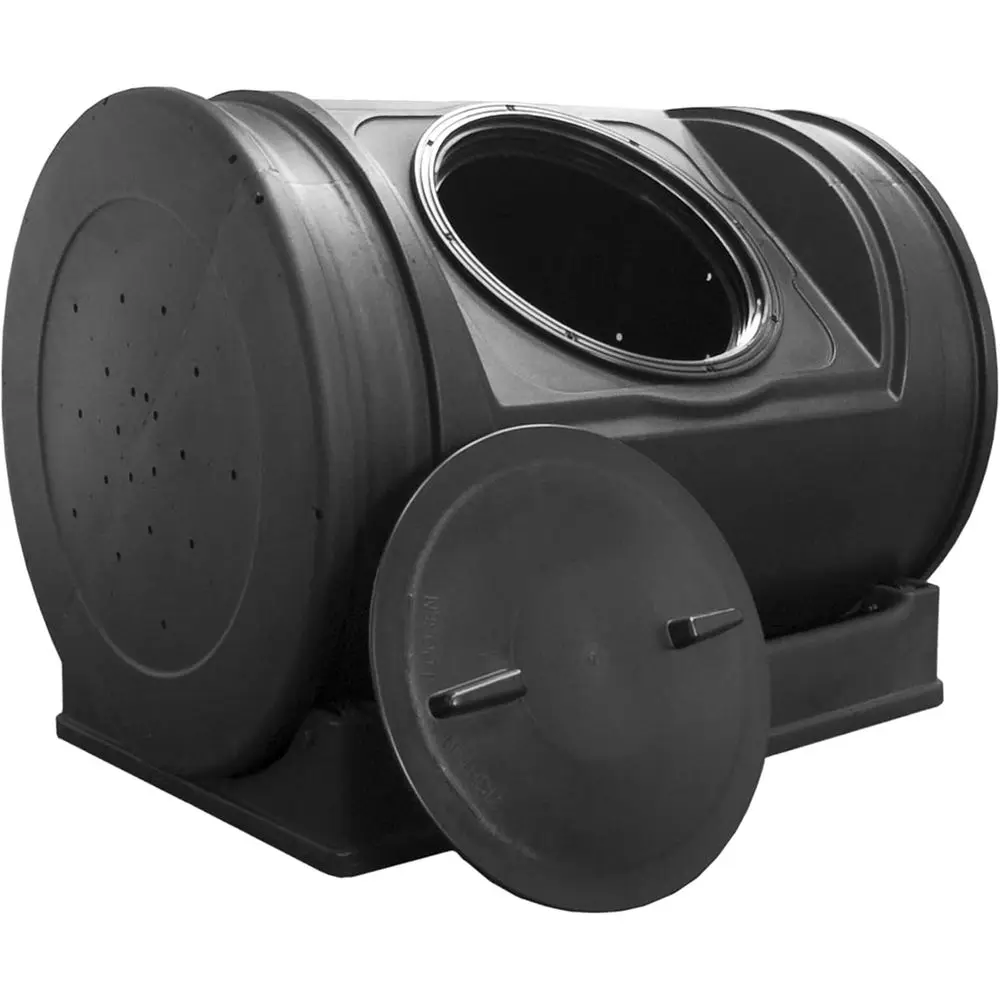 Уличный компостер для сада с ручками для переноски, черный
Уличный компостер для сада с ручками для переноски, черный