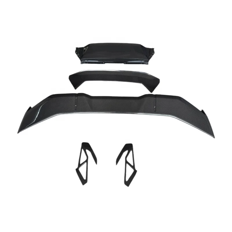 Combination ALN Style Dry Carbon Fiber Rear Spoiler and OEM Style Dry Carbon Fiber Trunk Spoiler for Lamborghini Huracan Evo
Combination ALN Style Dry Carbon Fiber Rear Spoiler and OEM Style Dry Carbon Fiber Trunk Spoiler for Lamborghini Huracan Evo