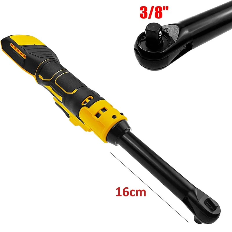 Upgraded Electric Ratchet Wrench Extended Head Removal Screw Nut 220N.m 3/8" Cordless Driver Power Tools for Makita 18V Battery
Upgraded Electric Ratchet Wrench Extended Head Removal Screw Nut 220N.m 3/8" Cordless Driver Power Tools for Makita 18V Battery